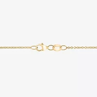 Effy  Womens 1/4 CT. T.W. Natural White Diamond 14K Gold Cross 18 Inch Pendant Necklace