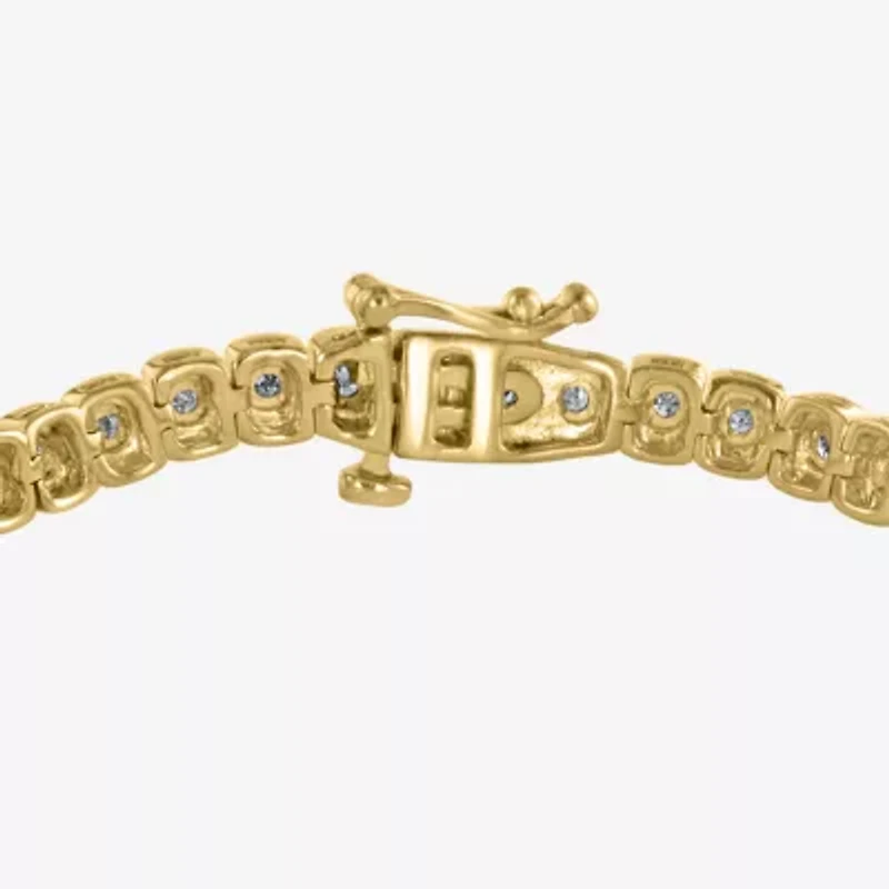 Effy  Womens 1/2 CT. T.W. Natural Diamond Sterling Silver 7 Inch Tennis Bracelet