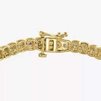 Effy  Womens 1/2 CT. T.W. Natural Diamond Sterling Silver 7 Inch Tennis Bracelet