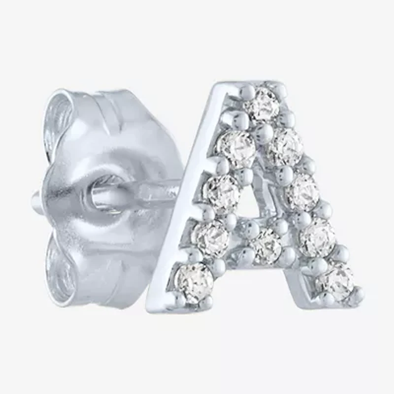Diamond Addiction Lab-Grown (G-H / SI2-I1) Accent Stud Earrings Sterling Silver