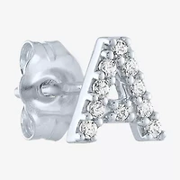 Diamond Addiction Lab-Grown (G-H / SI2-I1) Accent Stud Earrings Sterling Silver