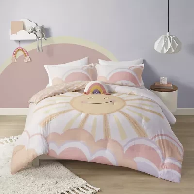 Urban Habitat Kids Ellie Reversible 100% Cotton Comforter Set with Decorative Pillow