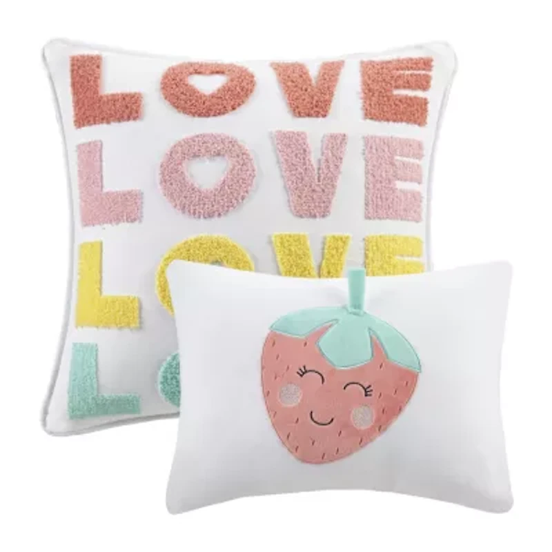 Intelligent Design Mackenzie 100% Cotton Duvet Cover Set with Decorative Pillows