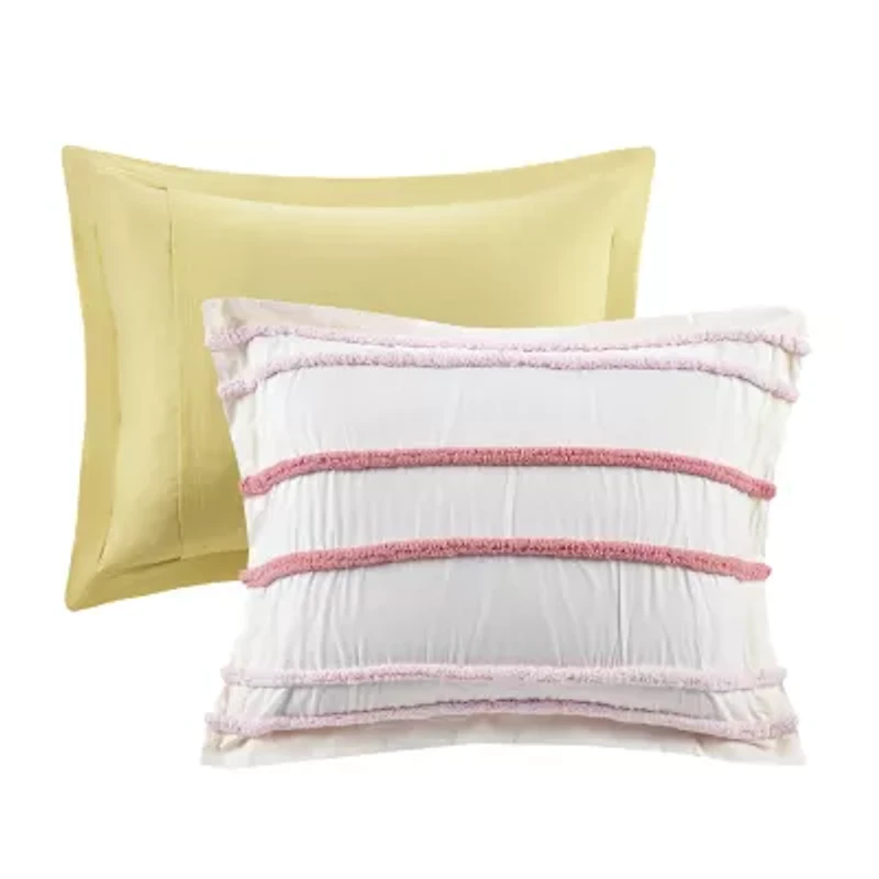 Intelligent Design Mackenzie 100% Cotton Duvet Cover Set with Decorative Pillows