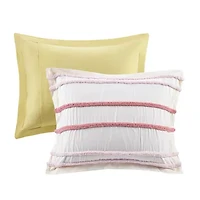 Intelligent Design Mackenzie 100% Cotton Duvet Cover Set with Decorative Pillows