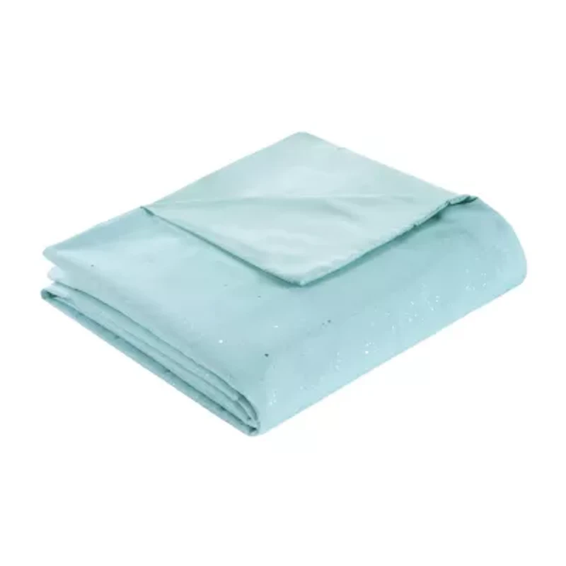 Mi Zone Sparkle Reversible Duvet Cover Set with decorative pillow
