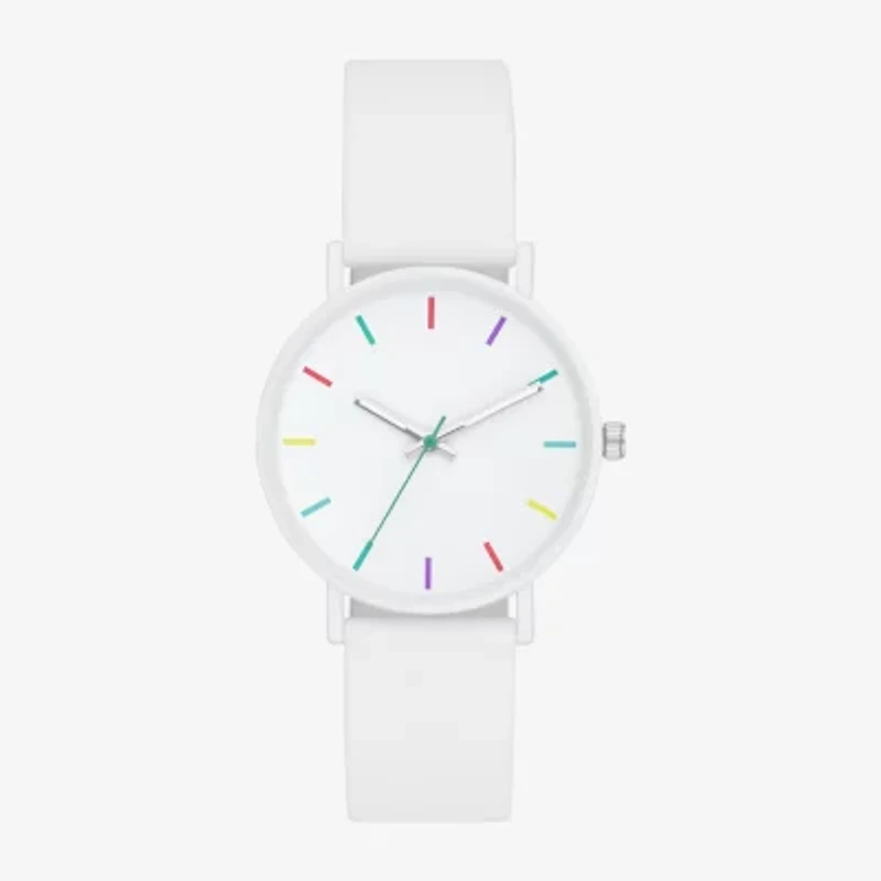 Womens White Strap Watch Fmdjo251