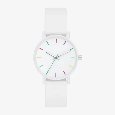 Womens White Strap Watch Fmdjo251
