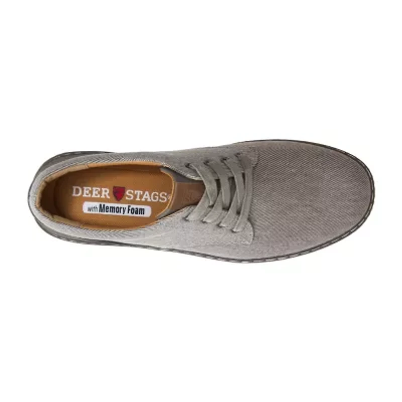 Deer Stags Stockton Mens Round Closed Toe Oxford Shoes
