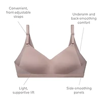 Warners® No Side Effects® Underarm and Back-Smoothing Comfort Wireless Lift T-Shirt Bra RN2231A