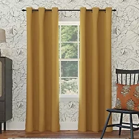 Sun Zero Evan Grommet Top Energy Saving Blackout Single Curtain Panel