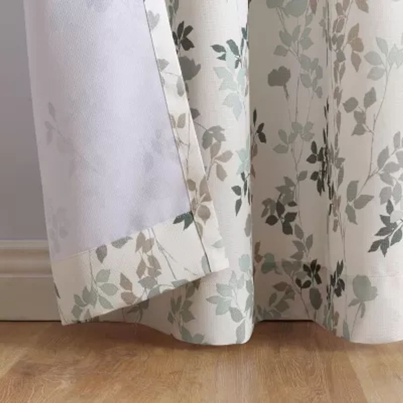 Lichtenberg Rosalyn Grommet Top Light-Filtering Single Curtain Panel