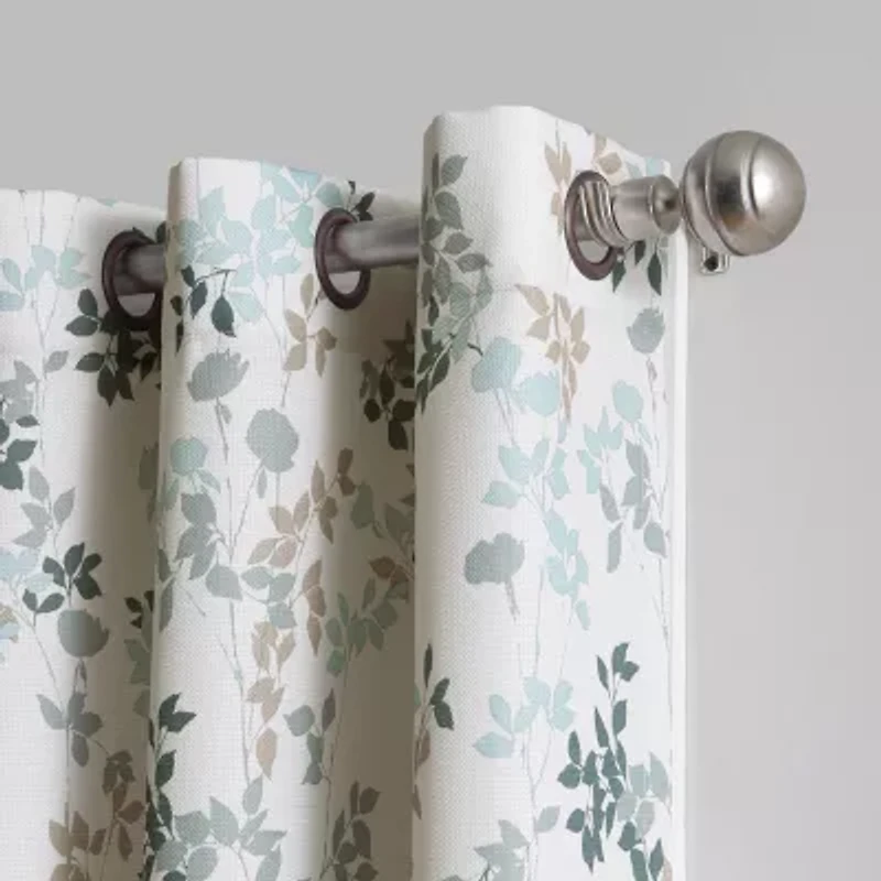Lichtenberg Rosalyn Grommet Top Light-Filtering Single Curtain Panel