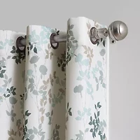 Lichtenberg Rosalyn Grommet Top Light-Filtering Single Curtain Panel