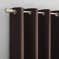 Sun Zero Oslo Grommet Top Energy Saving 100% Blackout Single Curtain Panel