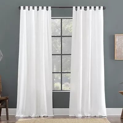 Archaeo Eila Tab Top Light-Filtering Single Curtain Panel