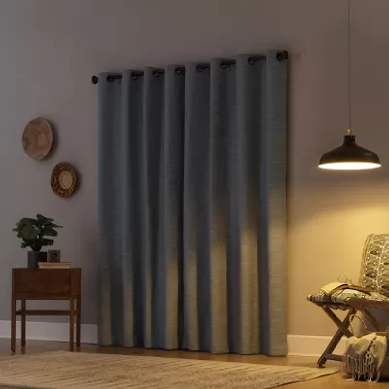 Archaeo Gelso Grommet Top 100% Blackout Single Curtain Panel