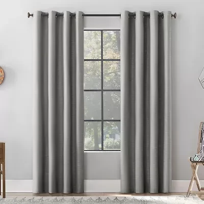 Archaeo Gelso Grommet Top 100% Blackout Single Curtain Panel
