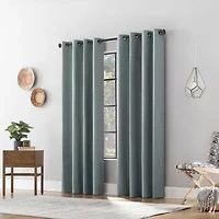 Archaeo Gelso Grommet Top 100% Blackout Single Curtain Panel