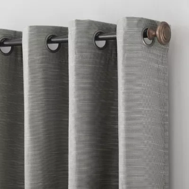 Archaeo Gelso Grommet Top 100% Blackout Single Curtain Panel