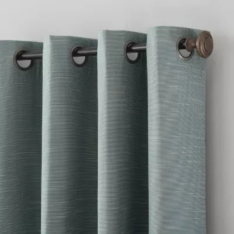 Archaeo Gelso Grommet Top 100% Blackout Single Curtain Panel