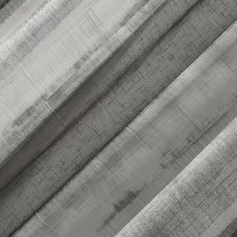 Archaeo Takato Rod Pocket Light-Filtering Single Curtain Panel