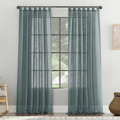 Archaeo Tansy Tab Top Light-Filtering Single Curtain Panel