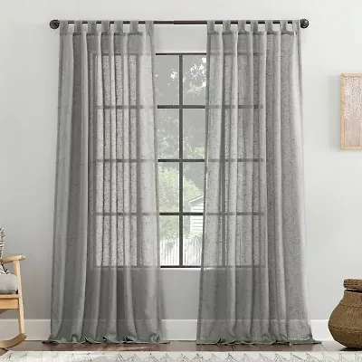 Archaeo Tansy Tab Top Light-Filtering Single Curtain Panel