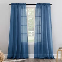 No 918 Erica Rod Pocket Sheer Single Curtain Panel
