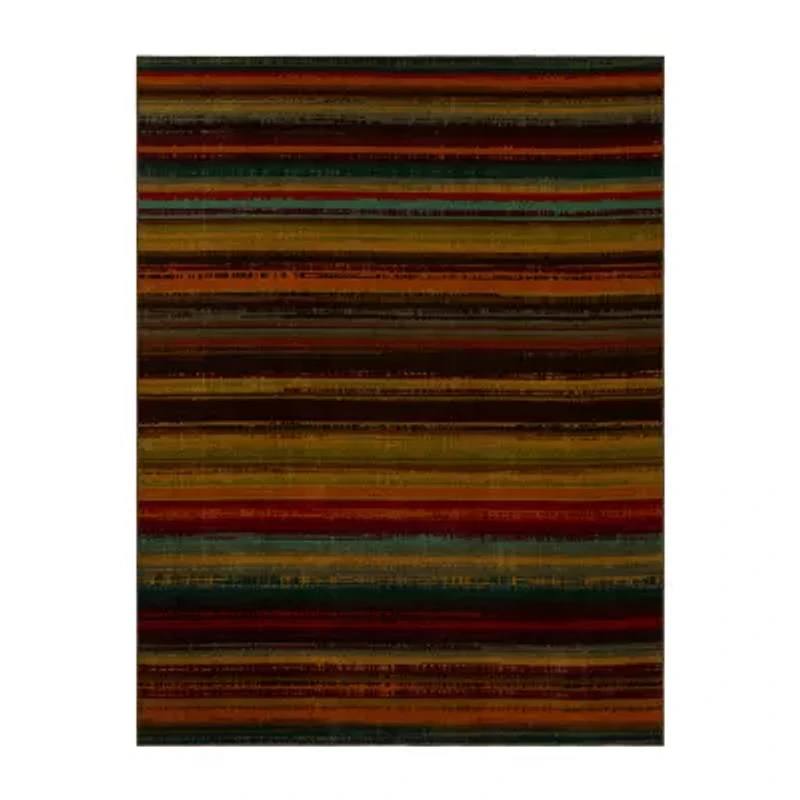 Mohawk Home New Wave Boho Stripe Indoor Rectangular Area Rug
