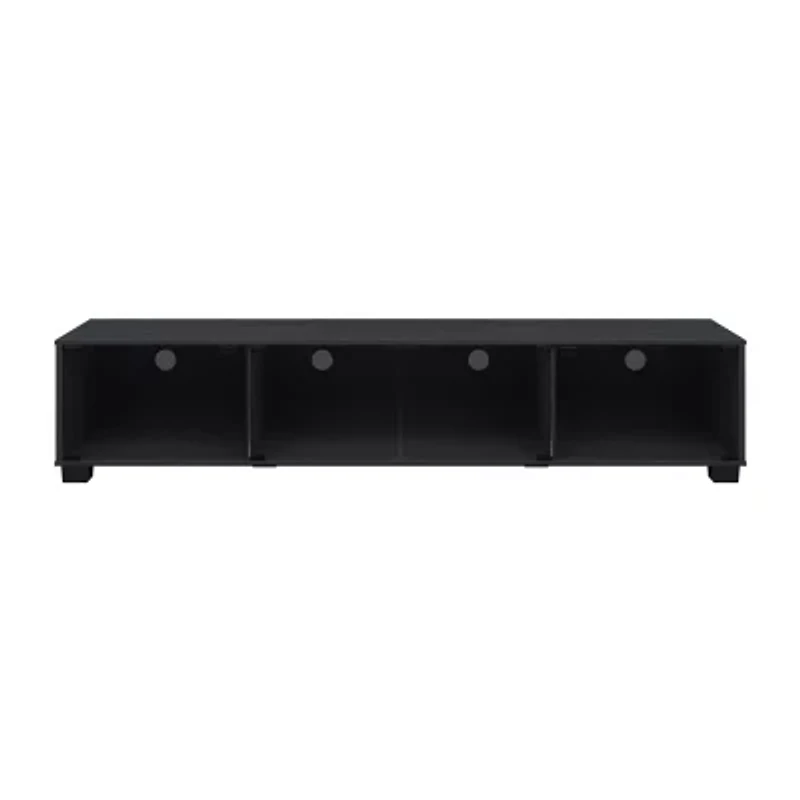 Bromley 4 Shelf Wood and Glass TV Stand