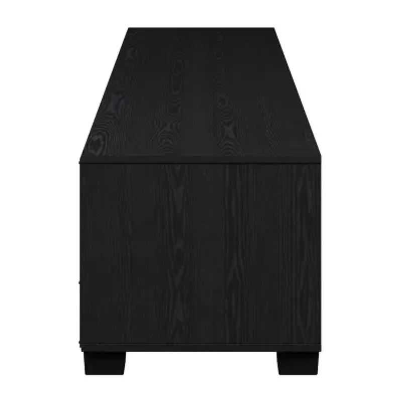 Bromley 4 Shelf Wood and Glass TV Stand