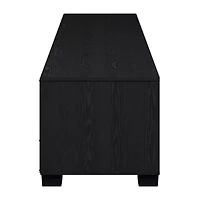 Bromley 4 Shelf Wood and Glass TV Stand