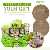Lovery Magnolia And Jasmine Home Bath Set - 13pc Body Care Spa Kit