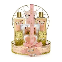 Lovery White Rose And Jasmine Spa Gift - 13pc Gold Perfume Set