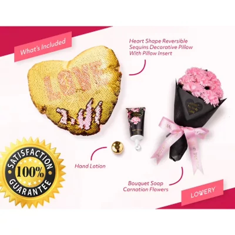 Lovery Bath And Body Care - 9pc Fresh Peony Spa Kit