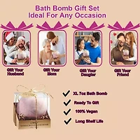 Lovery Sandalwood Handmade Bath Bomb - 7oz Extra Large Bath Fizzy