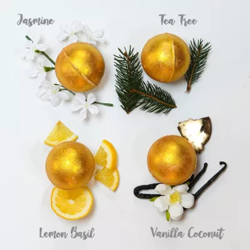 Lovery 24k Gold Bath Bombs Gift Set - 9pc Marble Spa Bubble Bombs