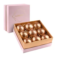 Lovery Rose Gold Marble Bath Bombs - 9pc Bubble Bombs Set