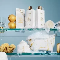 Lovery Gold Marble Bath Spa Gift Basket - 31pc Self Care Kit