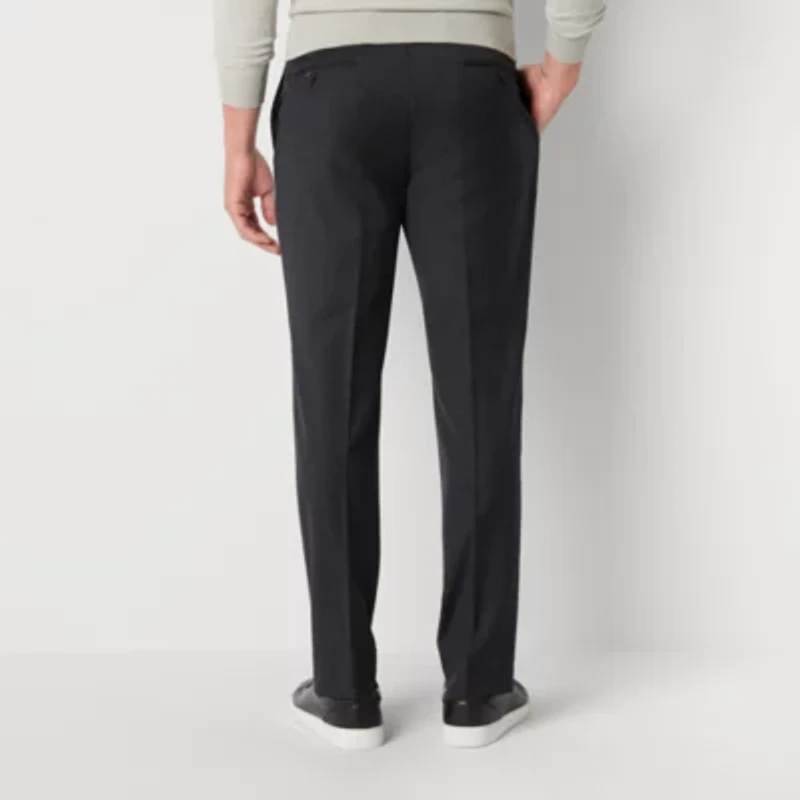 Collection By Michael Strahan Mens Plaid Modern Fit Flat Front Suit Pant