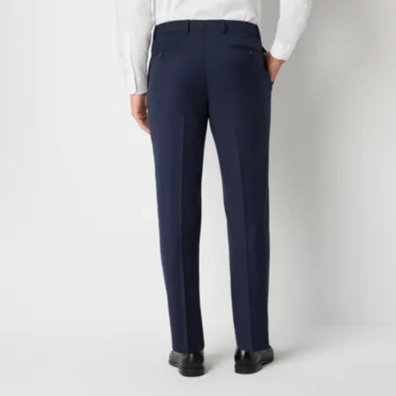Collection By Michael Strahan Houndstooth Mens Modern Fit Flat Front Suit Pant