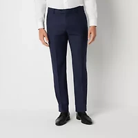 Collection By Michael Strahan Houndstooth Mens Modern Fit Flat Front Suit Pant