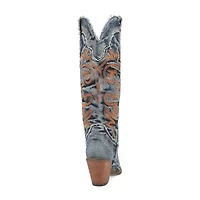 Dingo Womens Texas Tornado Stacked Heel Cowboy Boots