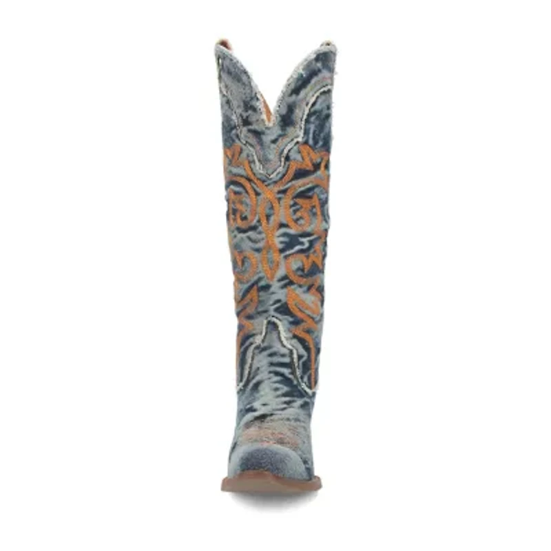 Dingo Womens Texas Tornado Stacked Heel Cowboy Boots