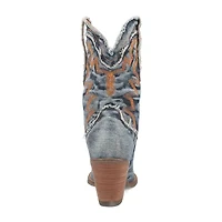 Dingo Womens Y'All Need Dolly Stacked Heel Cowboy Boots