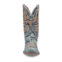 Dingo Womens Y'All Need Dolly Stacked Heel Cowboy Boots