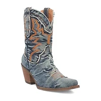 Dingo Womens Y'All Need Dolly Stacked Heel Cowboy Boots