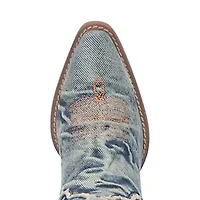 Dingo Womens Y'All Need Dolly Stacked Heel Cowboy Boots