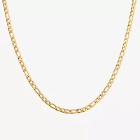 Shaquille O'Neal XLG Mens Stainless Steel 22 Inch Figaro Chain Necklace